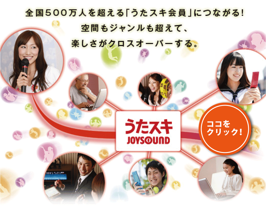 モンスターヒートではJOYSOUNDの最新機種完備!「うたスキ」などがお楽しみいただけます。